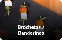 Brochetas : Banderines